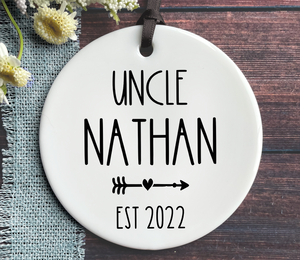 Uncle Christmas Ornament - Personalized Uncle Christmas Gift