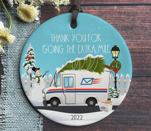 Mail Carrier Christmas Ornament