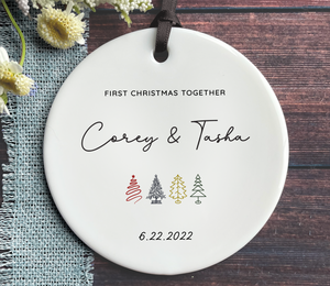 Together Ornament - First Christmas Together Ornament 2022