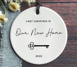 Our New Home Christmas Ornament - First Christmas 2022