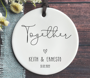 Together Christmas Ornament - Couples Christmas Together Ornament 2022