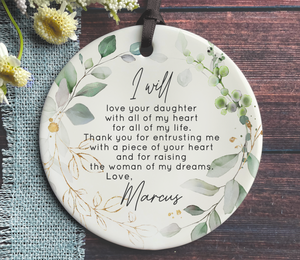 Personalized Proposal Ornament - Christmas Engaged Ornament 2022