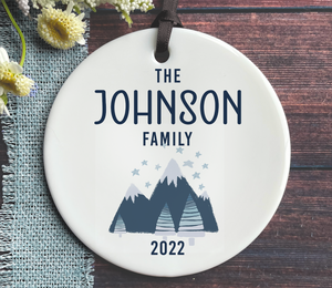 Family Name Christmas Ornament - Personalized Family Ornament 2022