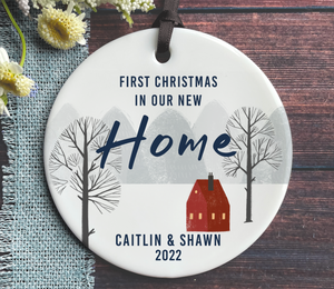 First Christmas in New Home Ornament - Personalized Names Ornament 2022