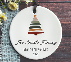 Christmas Family Ornament -  Family Names Christmas 2022