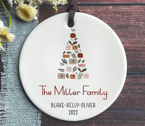Family Names Christmas Ornament -  Family Christmas 2022